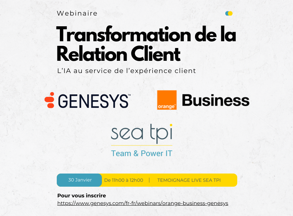 Webinaire - Transformation de la Relation Client